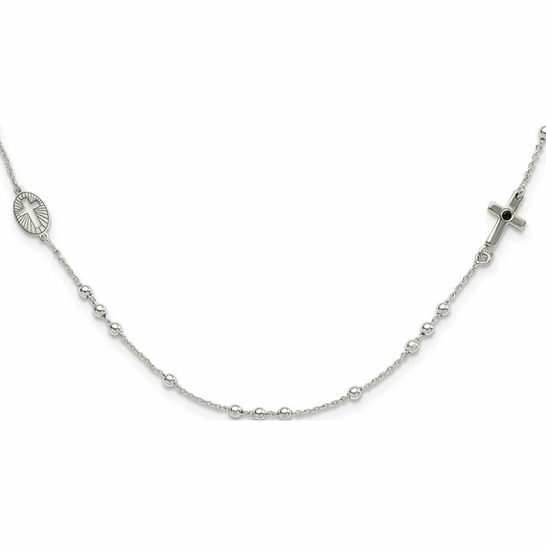 NEW CZ LOVE .925 Sterling Silver Pendant Necklace 16"+1"EXT NEW CZ LOVE .925 Sterling Silver Pendant Necklace 16"+1"EXT